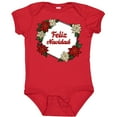 thumbnail image 3 of Inktastic Feliz Navidad Poinsettia Boys or Girls Baby Bodysuit, 3 of 5