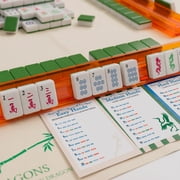 Maison Lude Limited Edition 160-Piece Mahjong Set with Wildlife Design