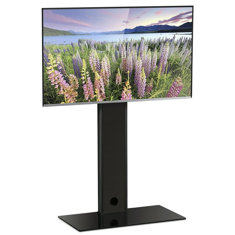FITUEYES Universal tv Stand with Swivel Mount Height Adjustable