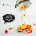 thumbnail image 4 of Amos 4D Fruit Gummy Peach Burst - Gluten Free, Juice Filled, 6 oz (Pack of 2) With Reusable Snack Bag By The Mulberry Shop, 4 of 5