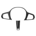 thumbnail image 2 of Steering Wheel Panel Trim Steering Wheel Panel Cover Steering Wheel Decor Steering Wheel Sticker Carbon Fiber Interior Trim 2Pcs Steering Wheel Panel Trim Cover Carbon Fiber Decor ANGGREK sin ACC, 2 of 8