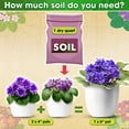 thumbnail image 6 of DUSPRO Recycle Premium 4-in-1 African Violet Potting Soil African Violet Soil Blend with Perlite, Coco Peat, Pumice, Pine Bark for Optimal Moisture Retention & Drainage 1QT, 6 of 7