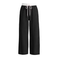 thumbnail image 5 of NAISIBABY Girls Sweatpants, Elastic Waist with Pockets Casual Comfortable Pants Black Size 13, 5 of 8