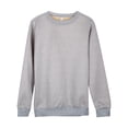 thumbnail image 1 of WEAIXIMIUNG Chandails en Molleton d'Automne pour Femmes Mode 2024 Chandails en Molleton Unis Automne et Hiver Chauds en Laine d'Agneau Col Rond Manches Longues, 1 of 8