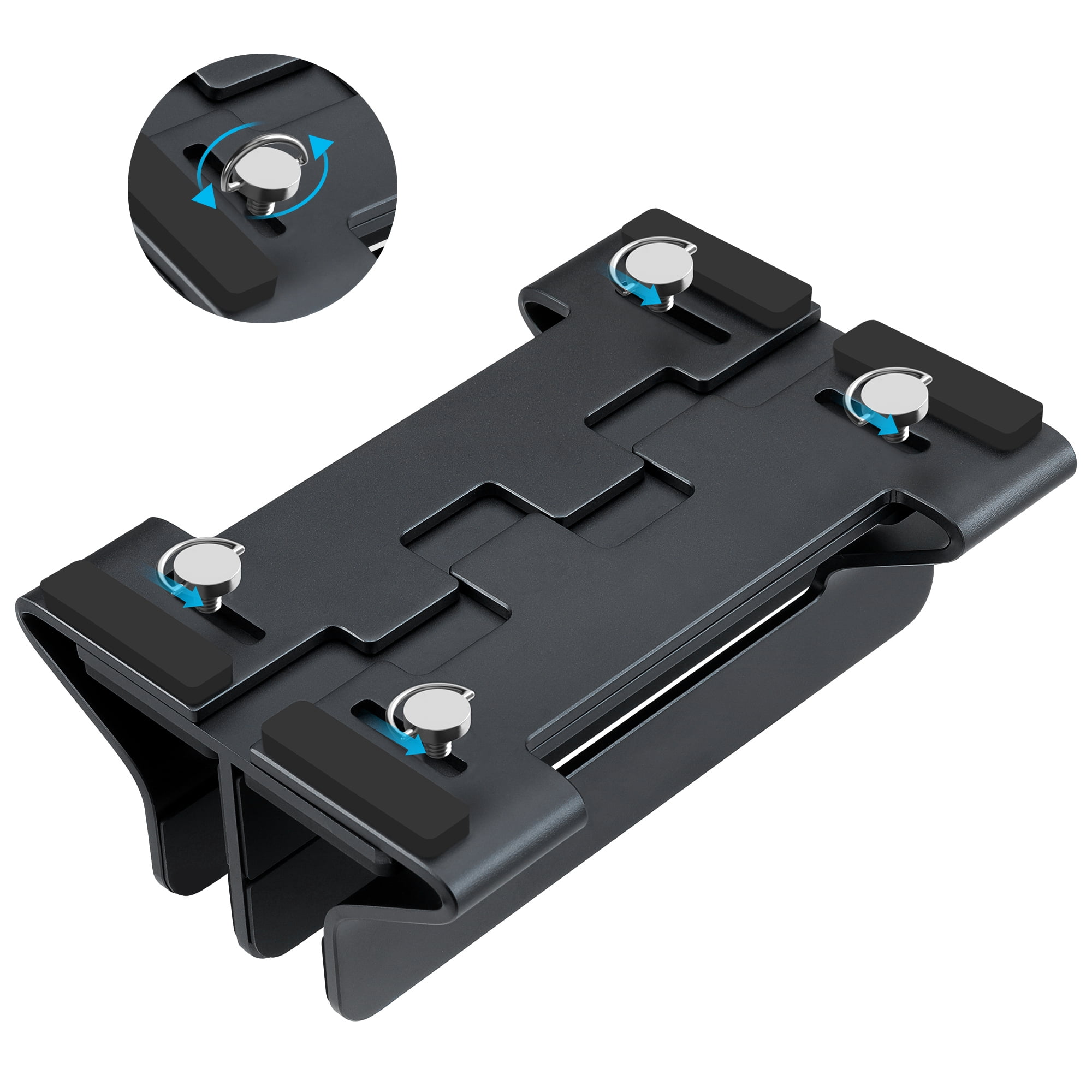 Laptop Stand Vertical Tool-Free Adjustable Aluminum Vertical Laptop Stand Holder Width From 0.47-1.18inch(12~30mm), Fits for All MacBook and Laptop Black 2 Slots