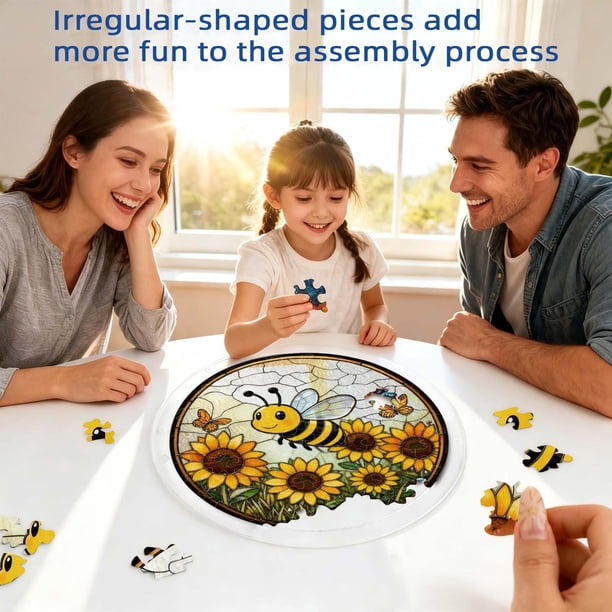 Acrylic Puzzles Suncatcher Window Hanging 83 Pieces Stained Glass Acrylic Puzzle Song Decoration For Women Men Mom Birthday Home Decor