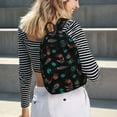 thumbnail image 5 of Lsque Colorful Insect Pattern Canvas Daypack, Durable Backpack, High-quality Versatile Backpack,Vintage Compact Backpack-Small, 5 of 6