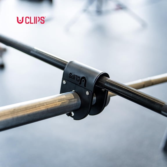 Home Gym U Clip - Bar to Landmine Adapter, Belt Squat and T-bar Row Attachment, Dip Belt Hook, Dumbbell to Barbell Converter, Versatile Fitness Accessory (Olympic)
