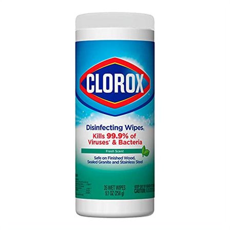 Clorox Disinfecting Wipes Fresh Scent - Disposable Household Cleaning Wipe - 35 Count