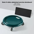 thumbnail image 3 of Abdominal Wheel Board,Abdominal Exercise Skateboard Wheel Board 4 Rollers 360 Degrees Quiet Heavy Load Bearing Slide Abdominal Plate, 3 of 8