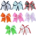 thumbnail image 6 of JoyBowie 8pcs Two-Tone Hair Bows Versatile Hair Accessories for Girls Suitable for Daily Team Styling, 6 of 10