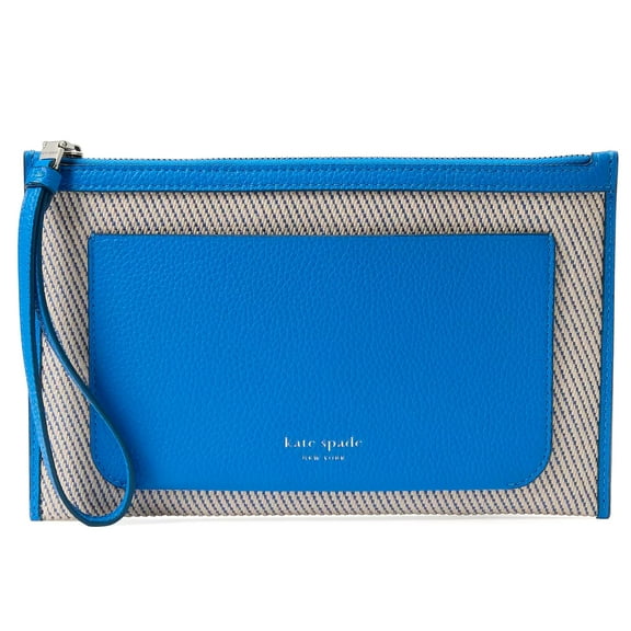 Kate Spade New York Women's Ava Small Canvas Top Zip Wristlet (Summer Night)
