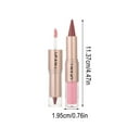 thumbnail image 3 of Kokovifyves Double Head 2-in-1 Makeup Matte Hook Line Lipstick Mirror Lip Gloss Lip Glaze 2.5ml, 3 of 6