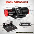 thumbnail image 2 of Cabrestante Nilight 4500 lb 12V impermeable con control remoto inalámbrico, 2 of 8
