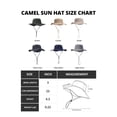 thumbnail image 3 of CAMEL Sun Hat for Men and Women Wide Brim Bucket Hat UV Protection Summer Hat Fishing Boonie Safari Hat, 3 of 8