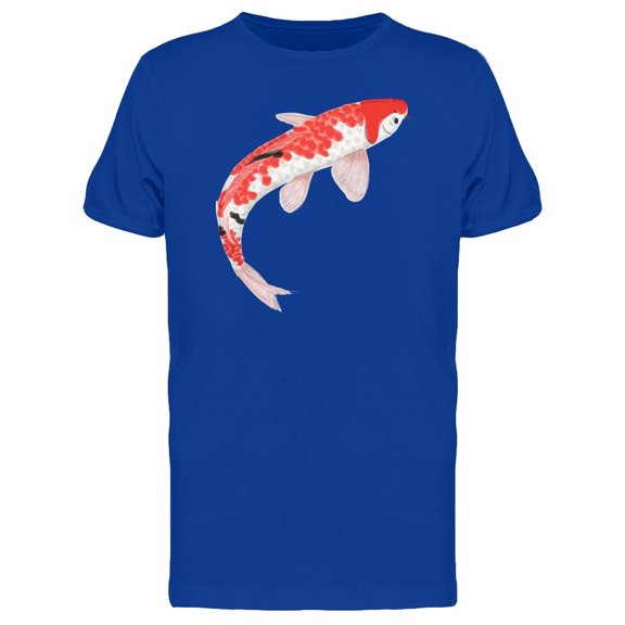 Watercolor Carp Koi Fish Tee Men's -Image by Shutterstock
