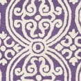 thumbnail image 7 of SAFAVIEH Cambridge Leslie Geometric Wool Area Rug, Purple/Ivory, 5' x 8', 7 of 7