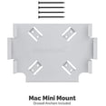 thumbnail image 2 of Sabrent Mac Mini Vesa Mount, Wall/Under Desk Mount (BK-MACM), 2 of 7