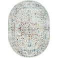 thumbnail image 2 of 5x8 Oval Traditional Cream Oval Area Rugs for Living Room | Bedroom Rug | Dining Room Rug | Indoor Entry or Entryway Rug | Kitchen Rug | Alfombras para Salas 5'3'' x 7'3'' Oval, 2 of 4