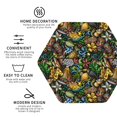 thumbnail image 4 of Gaeub Hawaiian Culture Symbols Print 6 Pcs Leather Coasters for Drinks ,Drink Coasters Sets,Drink Table Cup Coasters for Living Room Kitchen Coffee Decor,Hexagon, 4 of 7