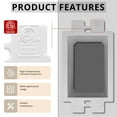 thumbnail image 2 of 1-Gang BE1 Non-Metallic Electrical Power Outlet Box Extender(ETL Listed),Electrical Box Extender for Power Switch Receptacles Accessories,Fire Rated for 2 Hours,6-Pack, 2 of 6