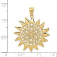 thumbnail image 3 of 14k Yellow Gold Filigree Sun Pendant, 3 of 4