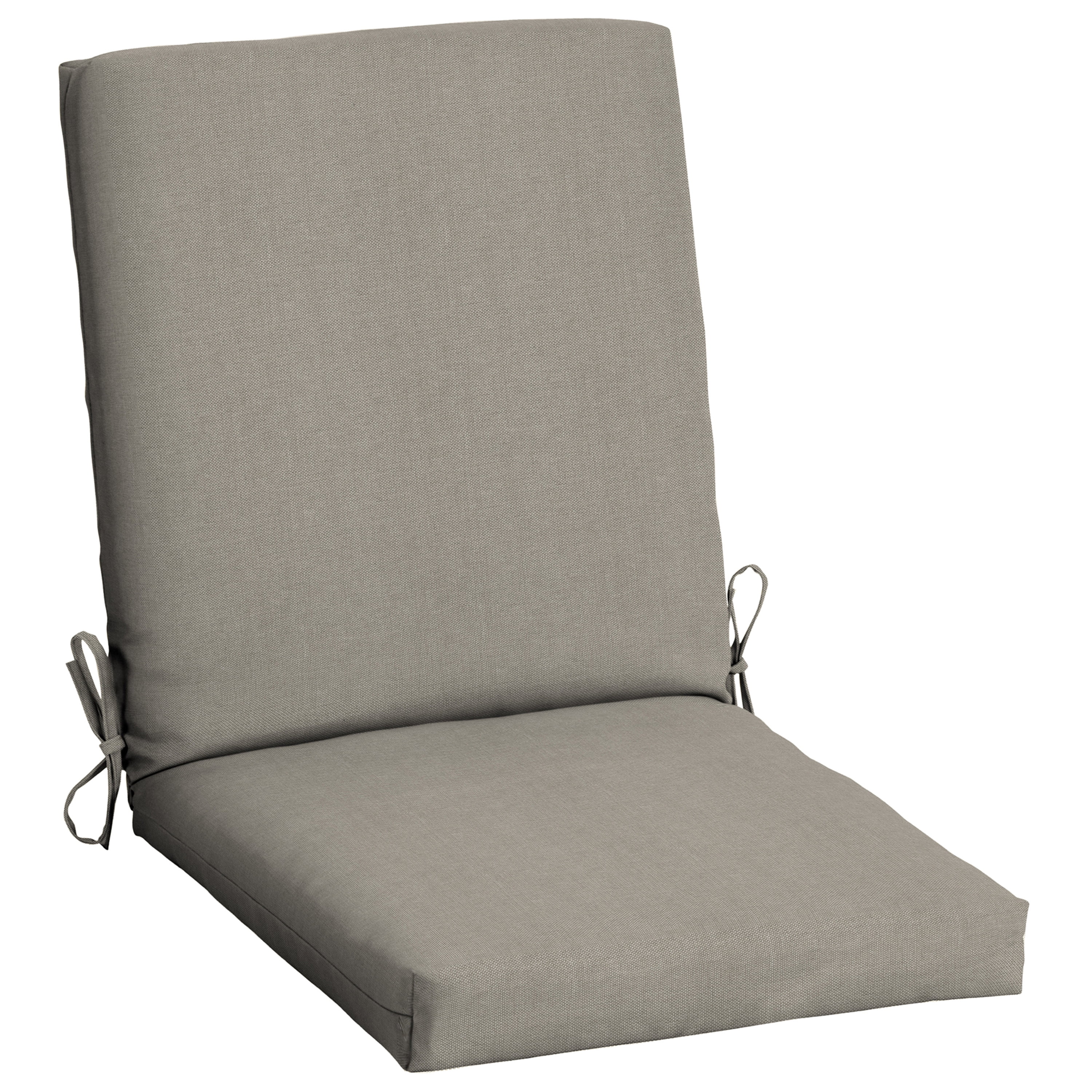 Mainstays 43" x 20" Solid Tan Rectangle Patio Chair Cushion, 1 Piece
