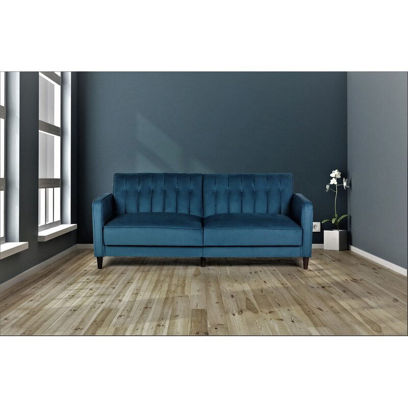 Cornell 81'' Velvet Square Arm Sleeper