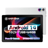 10.1 Inch Android 14 Tablet, Octa-core Touch Screen Tablet, 5MP+