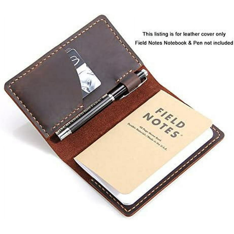 Leather Field Notes Cover, Personalized Field Notes Wallet, Pocket  Moleskine Cover for Men and Women, Gift for Writers, Fathers Day Gift. 