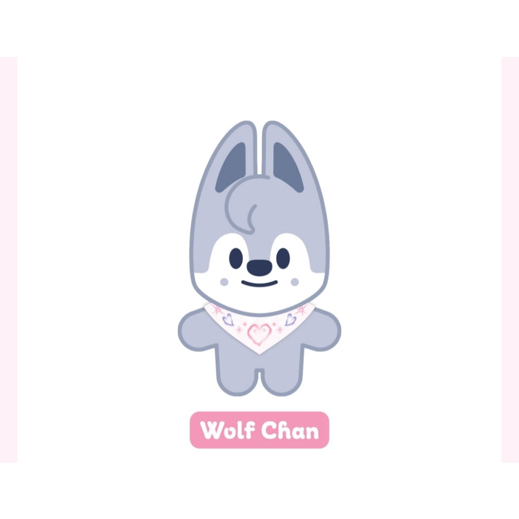 Stray Kids - Official MD [SKZ 5'CLOCK] SKZOO PLUSH 10CM Wolf Chan