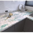 thumbnail image 4 of MOYISHI Green Marble Contact Paper 15.7 x 308.7 Inches Peel and Stick Wallpaper Vinyl Film Self Adhesive Removable Waterproof Wall Paper for Countertop Cabinet Kitchen Furniture Shelf Liner, 4 of 6