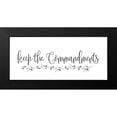 thumbnail image 2 of Murdock, Ramona 18x10 Black Modern Framed Museum Art Print Titled - Keep the Commandments, 2 of 5
