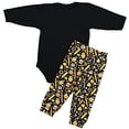 thumbnail image 2 of Baby Unisex 2 Piece Spook-Tacular Layette Set Halloween Outfit (12M, Black), 2 of 5
