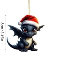 thumbnail image 6 of Zatoumnr Christmas Dragon Baby Acrylic Hanging Ornament, Unique Christmas Tree Hanging Pendant Christmas Hanging Ornament Party Holiday Supplies, 6 of 9