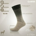 thumbnail image 4 of GoWith Alpaca Wool Socks For Men and Women | Cozy Warm Crew Socks | 2 Pairs | Model: 3098, 4 of 13