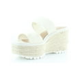 thumbnail image 6 of Sam Edelman Luca Women's Sandals & Flip Flops Ivory Leather Size 8 M, 6 of 8