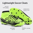 thumbnail image 4 of DREAM PAIRS Men's Fashion Cleat Soccer Shoes Football Shoes Trainer Sneakers 160858-M LEMON/GREEN/BLACK Size 8.5, 4 of 5