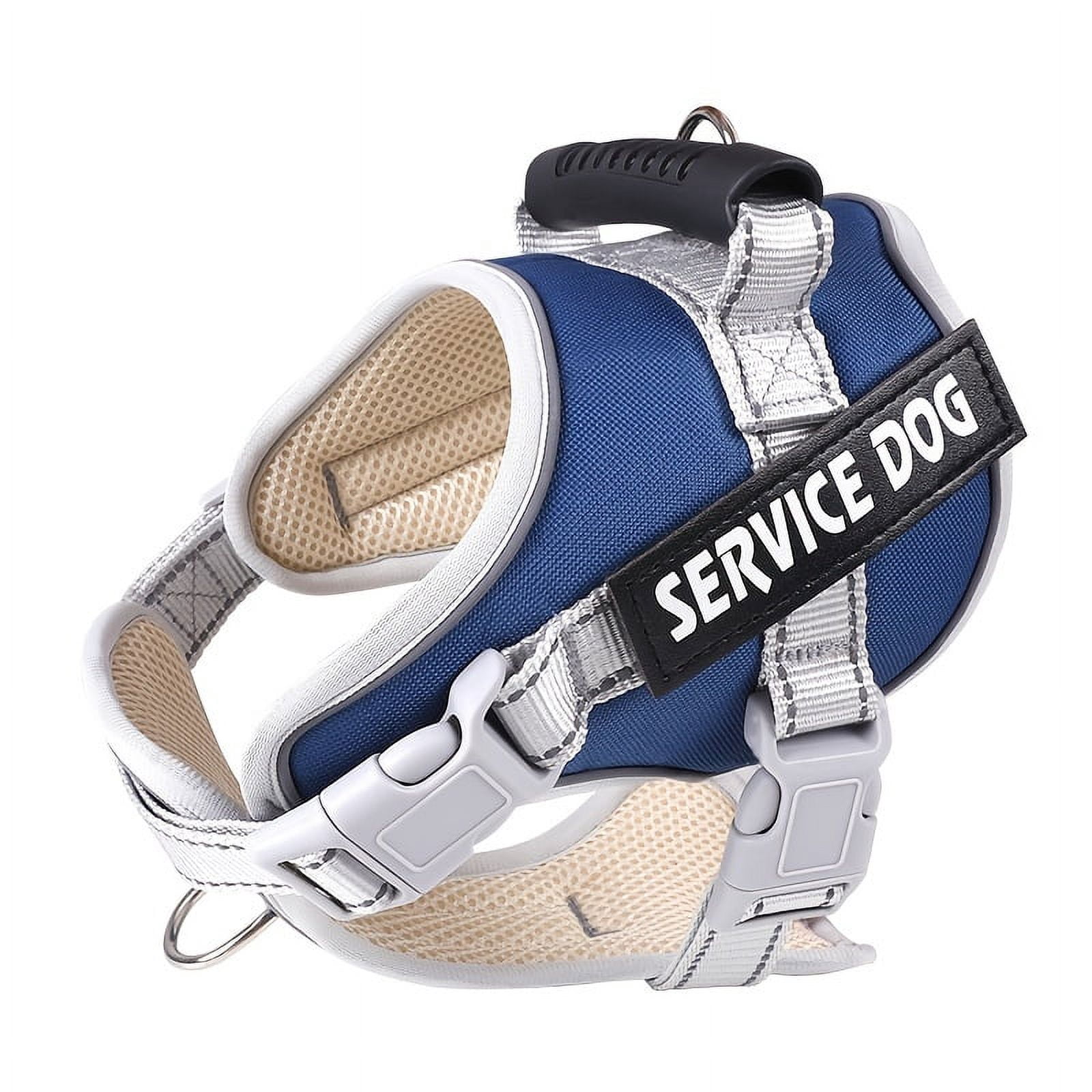DABEI Reflective Dog Harness for Small and Medium Dogs - Adjustable Pet Vest for Safe Outdoor Walking