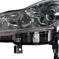 thumbnail image 3 of For Infiniti M35/M45 2006 2007 OEM Headlight Driver Side | HID | Lens and Housing | Clear Lens | Chrome Housing | Replacement For IN2518111 | 26075EH100, B077H3Z1JX, 3 of 5