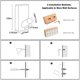 thumbnail image 2 of Set of 4 Wooden Wall Hooks Hat Rack,Wall Mounted Wooden Hooks,Decorative Hooks Hat Hanger Single, 2 of 5