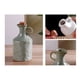 thumbnail image 5 of Cateissary Dispensador de aceite de oliva de cerámica con tapón de corcho, pequeño y hermético, ideal para la cocina, para guardar vinagre y Cocina y Comedor verde, 5 of 6