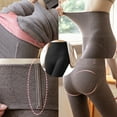 thumbnail image 3 of Medias de cartílago lumbar alto para mujer Pantimedias de presión gruesas Medias térmicas de invierno cálidas-460g, 3 of 5