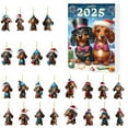 thumbnail image 2 of SLYNSHome Christmas Advent Calendar 24 Day Christmas Gifts,Cute Dog Countdown Animal Advent Calendar Christmas Party Favor Gifts, 2 of 5
