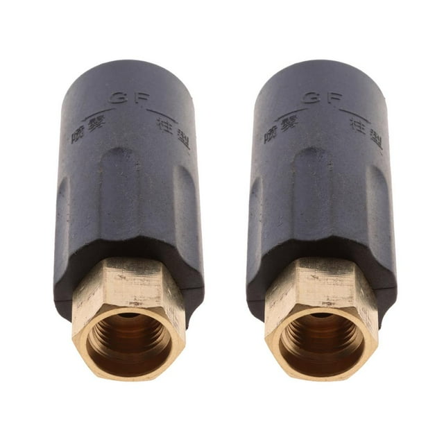 Boquilla De De Pulverización Ajustable De Goma De Latón 2pcs Boquilla De Pulverizador Giratoria 2500psi Macarena Boquilla de lavado a alta presión