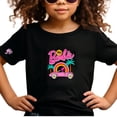 thumbnail image 2 of Playera Barbie Malibu con diseño en 3D Negra para niña negro S Generico Playera Barbie Malibu Negra para niña, 2 of 3