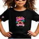thumbnail image 2 of Playera Barbie Malibu con diseño en 3D Negra para niña negro L Generico Playera Barbie Malibu Negra para niña, 2 of 3