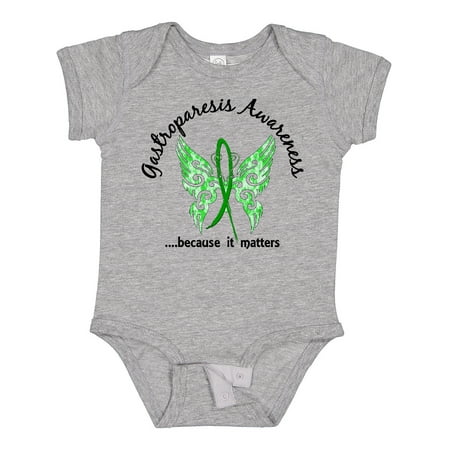 

Inktastic Gastroparesis Butterfly 6.1 Boys or Girls Baby Bodysuit