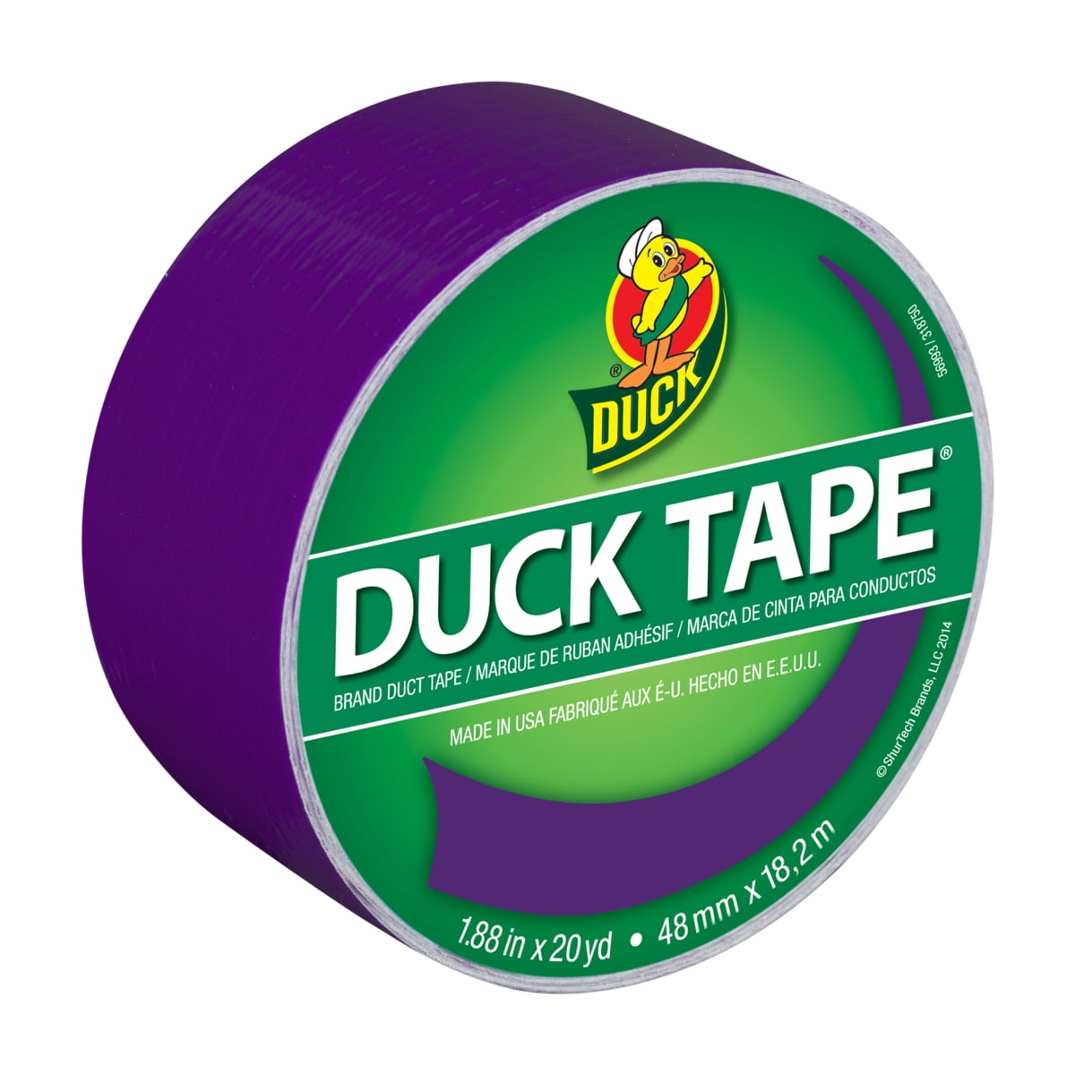 Duck Brand Color Duct Tape Mardi Gras Combo 3-Pack, Green, Purple and Gold, 1.88 Inches x 50 Yards Total