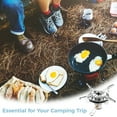 thumbnail image 3 of Portable Réchaud à Gaz de Camping, Brûleur de Réchaud d'Extérieur Pliable en Aluminium pour la Randonnée, le Pique-Nique, le BBQ, 3 of 5